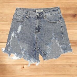 Great Smoky Distressed Denim Shorts  l SIZE M
